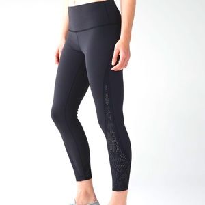 Lululemon High Times Laser Cut Leggings sz 10